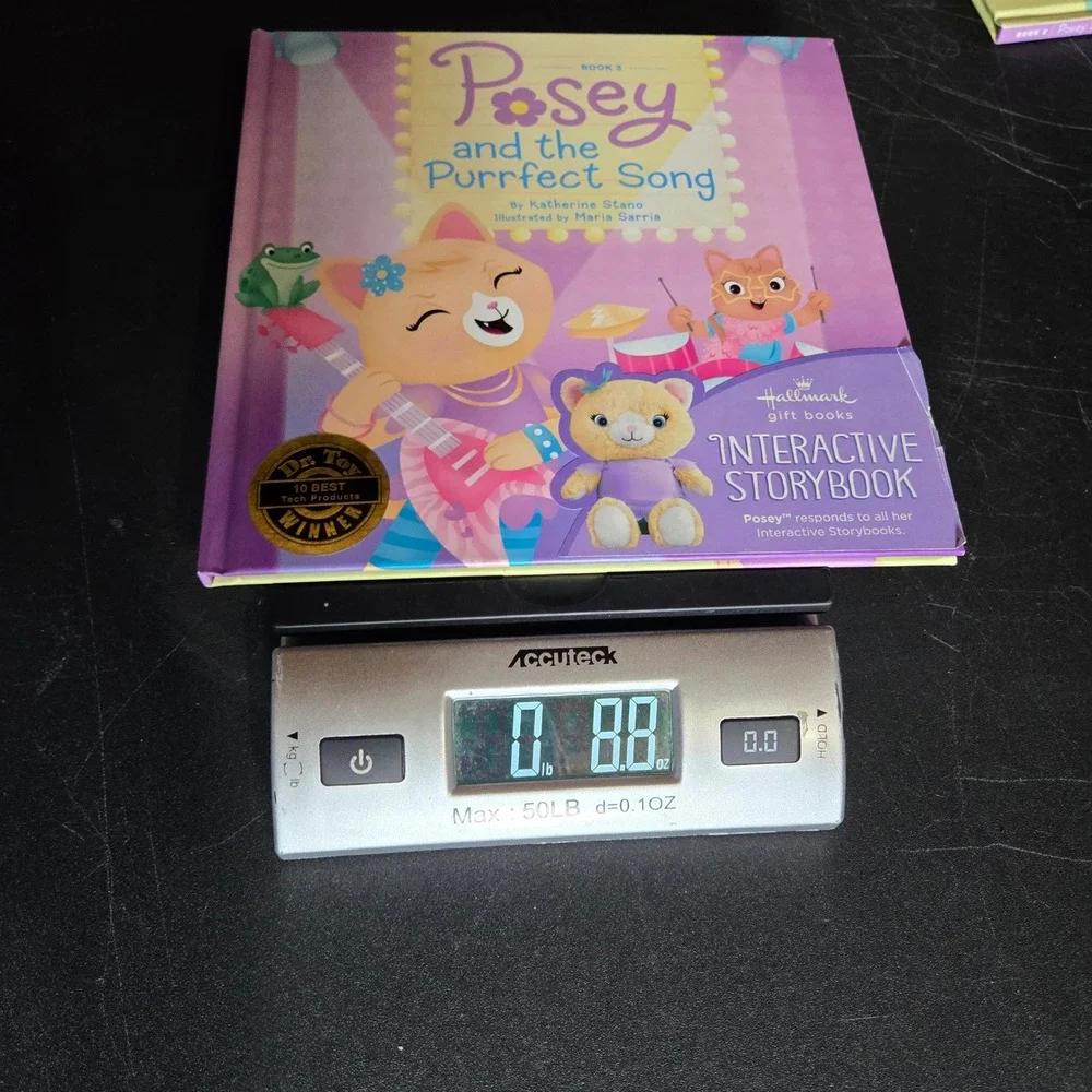 Hallmark Posey and the Purrfect Song Interactive Storybook Hardcover Book 3